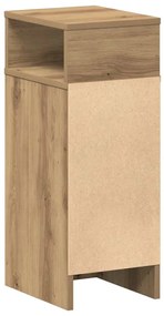 2 db kézműves tölgy színű éjjeliszekrény fiókkal 25x31x66 cm