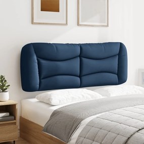 kék szövet fejtámla párna 120 cm
