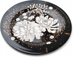 Dekorációs tányér Blanche Colours Fehér rózsa