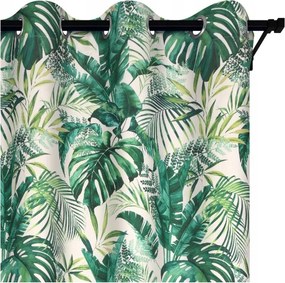 Függöny Kész Átvezetőkkel 140x250 Nagy Levelek Monstery Függöny