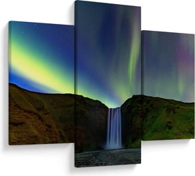 Kép - Aurora Borealis Izlandon (90x60 cm)