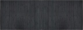 vidaXL négyszögletű szürke bambusz szőnyeg 70 x 200 cm