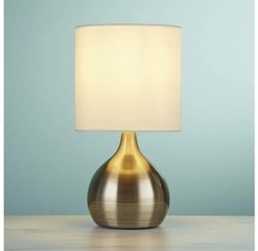 Searchlight EU3923AB - Asztali lámpa TOUCH 1xE14/40W/230V