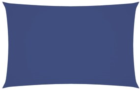 kék téglalap alakú oxford-szövet napvitorla 4 x 7 m