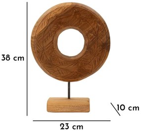 Fa szobor (magasság 38 cm) Dorat – Mauro Ferretti