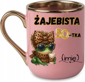 Elegáns bögre „Békás 20, 30, 40, 50-es" Név életkor 330 Rózsaszín