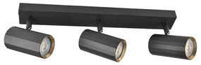 Spotlámpa NICEA 3xGU10/10W/230V fekete