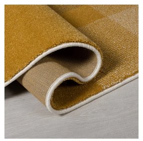 Plaza szürke-sárga szőnyeg, 160 x 230 cm - Flair Rugs
