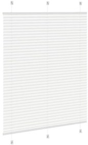 pliszírozott redőny Fehér 105x100cm szövetszélesség 104,4cm