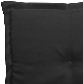 4 db fekete oxford szövet kerti székpárna 50x50x4 cm