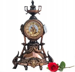 Kandalló Óra 41CM Díszítő Stílusos Nehéz Antik Stílus