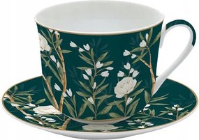 Royal Peonies Peonie Nagy Reggeliző-desszert Porcelán Csésze