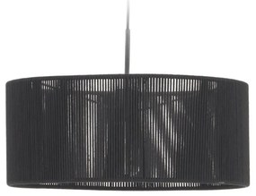 Fekete textil lámpabúra ø 47 cm Cantia – Kave Home