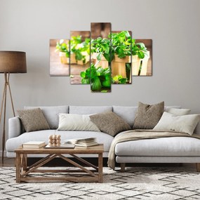 Friss menta képe (150x105 cm)