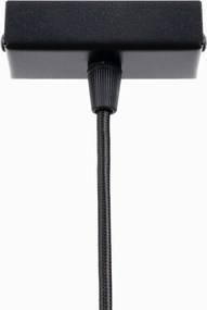 Fekete fém LED függőlámpa Nebula – Sollux