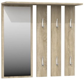 Odell Opal tükrös fogas, 85x82x15 cm, sonoma