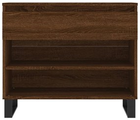 vidaXL barna tölgy színű szerelt fa cipősszekrény 70x36x60 cm