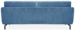 Magic kék bársony kanapé, 230 cm - Scandic