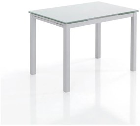 Bővíthető étkezőasztal üveg asztallappal 70x110 cm Fast – Tomasucci