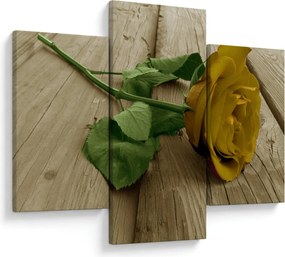 Kép - Vintage sárga rózsák (90x60 cm)