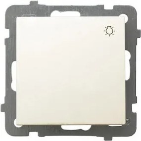 Ospel As "Fény" Nyomógomb, Záróérintkezős, Ecru ŁP-5G/m/27