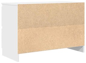 fehér szerelt fa TV-szekrény 80x35x54 cm