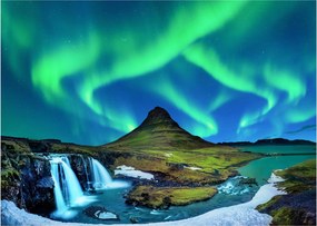 Üveg kép - Kirkjufell, Izland (70x50 cm)