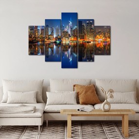 Manhattan képe éjjel (150x105 cm)