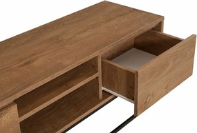 Rodez Walnut and Black I TV-asztal, M