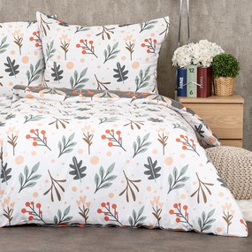 4Home Winter nature flanel ágyneműhuzat, 160 x 200 cm, 70 x 80 cm