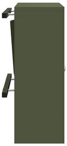 postaláda Oliva zöld 30 x 23 x 55 cm Acél