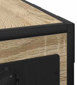 Éjjeli asztal sonoma tölgy Faanyag