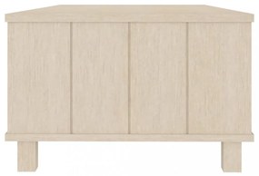 HAMAR mézbarna tömör fenyőfa dohányzóasztal 100 x 55 x 35 cm