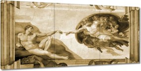 Festmények 210x100 Ádám teremtése