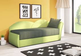 AGA kinyitható kanapé, 200x80x75 cm, bézs + sötétbarna, (alova 07/alova 67), balos