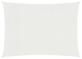 fehér HDPE napvitorla 160 g/m² 6 x 7 m