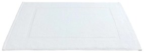 Fehér textil fürdőszobai kilépő 40x60 cm Zen – Allstar