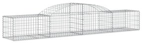 20 db íves horganyzott vas gabion kosár 300x50x40/60 cm