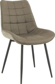 Szék, szürkésbarna taupe/fekete, SARIN