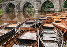 Poszter 29,7x21cm Evezős csónakok, Assaf Frank