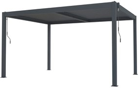 Bioklimatikus pergola G21 Austin 4x3 m, antracit, alumínium