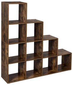 DOVARO barna könyvespolc