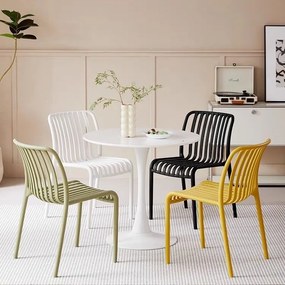 Műanyag szék TREGO, antracit színű