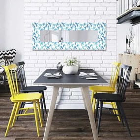 Fali tükör tömörfa kerettel 40x120 cm – Wallity