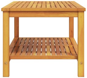 Dohányzóasztal 110x55x45 cm Tömör akácfából