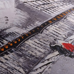 Kép - Olajfestmény a városról II. (90x60 cm)