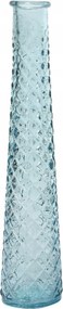 Magas váza 7x32cm kék "Kék jég"