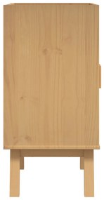 Mosogató Alap Szekrény 114x43x73,5 cm Tömör Fenyőből