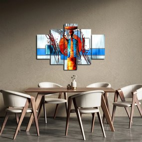 Egy ősi ember képének festménye (150x105 cm)