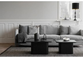 Sullivan fekete tölgyfa dohányzóasztal, 80 x 80 cm - Rowico